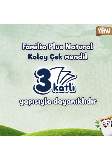 Familia Plus Natural Çek Al Mendil 150li 9 Paket X 150 Yaprak
