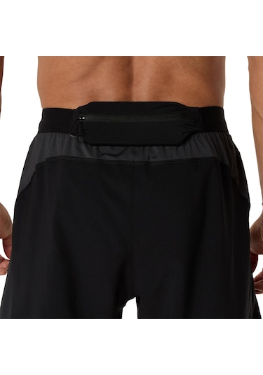 Asics Road 2n1 7ın Short Erkek Siyah Gri Şort 2011d246-001 Siyah