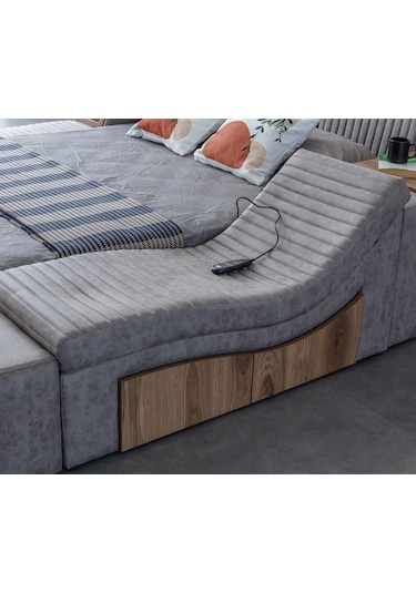 Eymense Sunline Akıllı Lüx Karyola Kahve