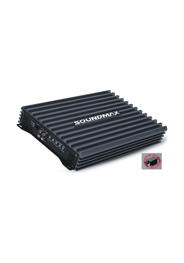 Soundmax Sx-2000.1D 5000W-Rms 2000W Mono Anfi Bass Kumandalı