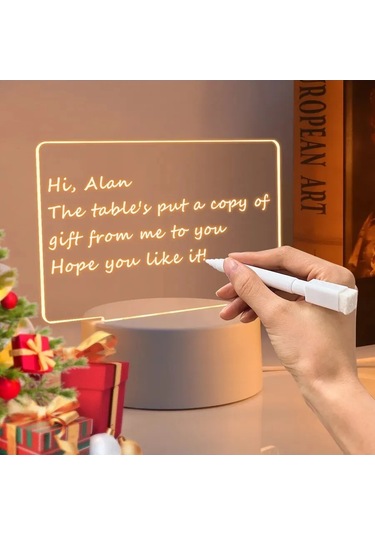 Reblaze Led 3d Masa Lambası Gece Lambası İşaretçi İle 362437492 Beyaz