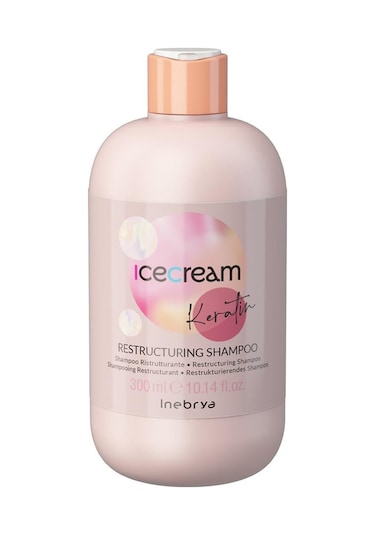 Inebrya Ice Cream Keratin Yeniden Yapilandirici Sampuan 300 Ml