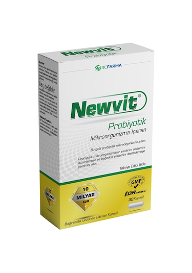 Newvit Probiyotik 30 Kapsül