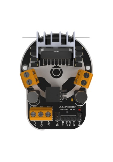 Arduino Projeleri L298n Voltaj Regulatörlü Çift Dc Motor Sürücü Modülü