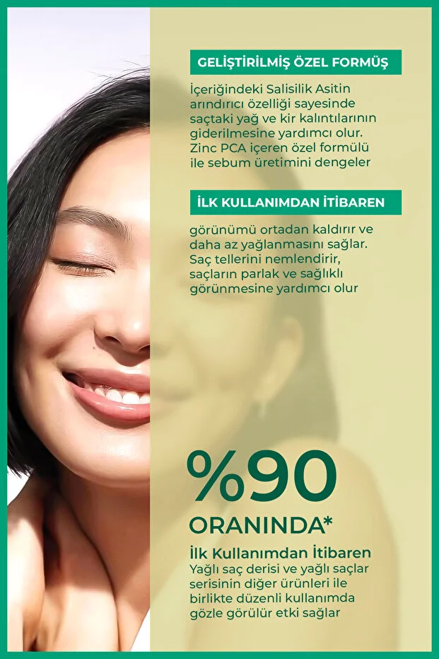 Enzym Cosmetics Yağlı Saç Derisi Ve Yağlı Saçlar İçin Saç Bakım Maskesi 250 Ml
