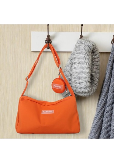 Suntek Kadın Omuzdan Askili Çanta Crossbody Çanta Turuncu