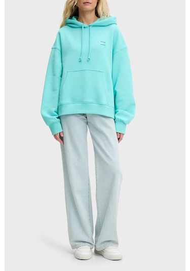 Tommy Jeans Bayan Sweat Dw0dw19414 L61 Yeşil Yeşil