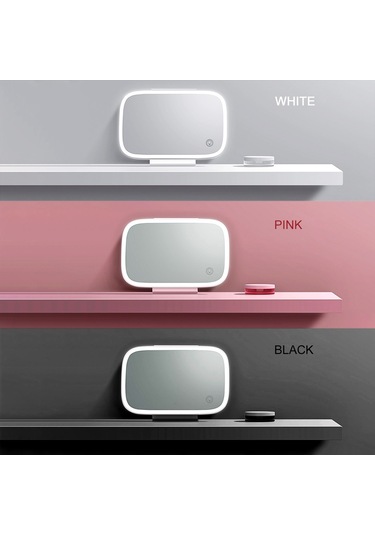 Vkemall Led Işıklı Araba Güneşlik Aynası Makyaj Güneşlik Kozmetik Aynası Ayarlanabilir T