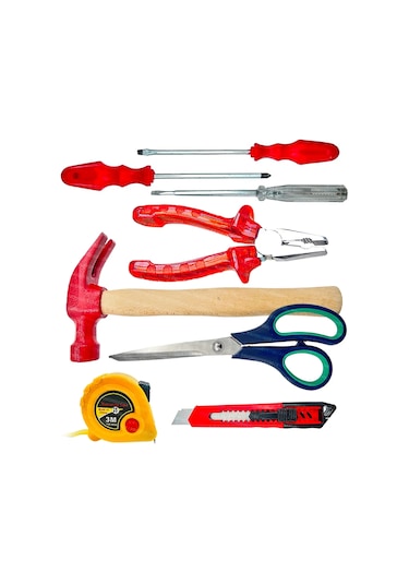 PROXTECH 8 Pcs Her Evde Olması Gereken El Aleti Kiti