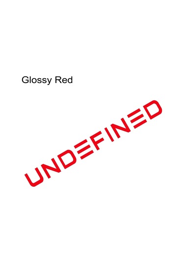 Dört Boyutlu Tanımlanmamış Araba Çıkartma Stil Gövde Penceresi Ön Cam Tampon Glossy Red 25.4x2.6cm 1 Piece Set