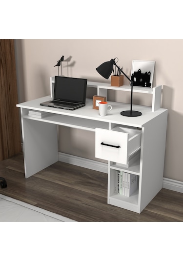 Arnetti Eslem Çalışma Bilgisayar Masası Beyaz