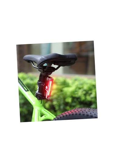 6017-mavi Kırmızı Çakarlı Usb Şarjlı Bisiklet Stop Lambası