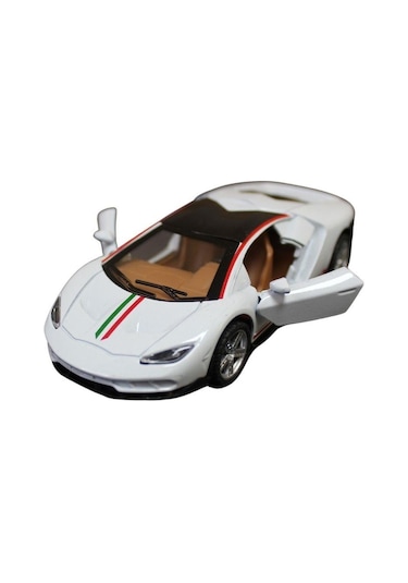 Ctoy 1:32 Çek Bırak Kapıları Açılan Spor Araba 63261 Beyaz Çok Renkli