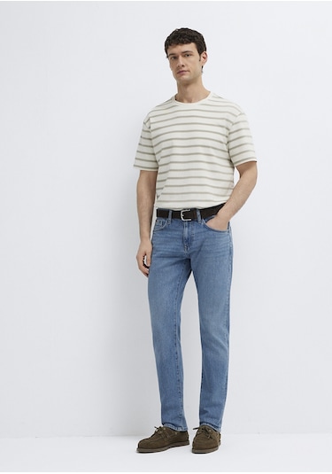Mavi - Jake Premium Blue Puslu Açık Mavi Jean Pantolon 0042283030