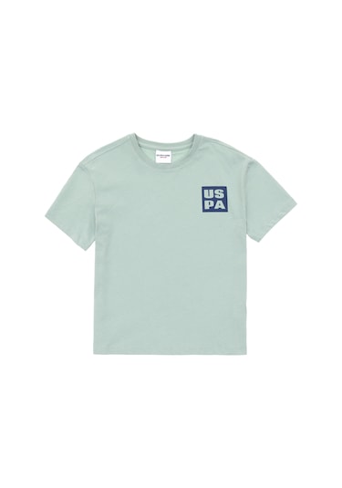 U.s. Polo Assn. Erkek Çocuk Su Yeşili Tişört Basic 50295447-vr048 Su Yesılı Su Yeşili