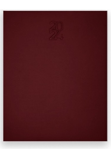 Lızy Ajanda Suni Deri 14 x 20 Bordo