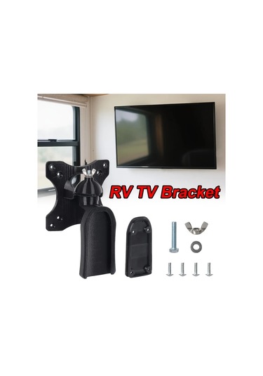 Dream011 Siyah 88 İnç Rv Tv Braketi Ağır Hizmet Tipi Ayarlanabilir Tasarruf Montaj Donanımı