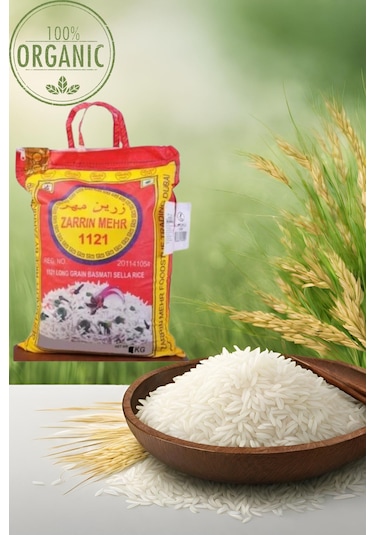 Zarrin Mehr Hint Pirinci Zarrin Basmati Pirinç 10 Kg
