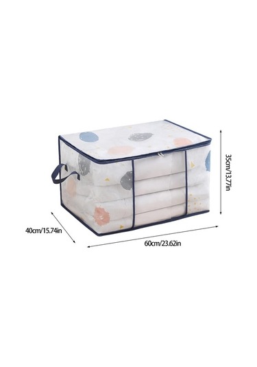 Unimarket Yorgan Saklama Çantası D-ust Geçirmez Nem Geçirmez Sezon Dışı Elbise Kazak Battaniye Online Alışveriş Organizatör Kutusu Günlük Kullanım Saklama Kesesi Ev Gghw07