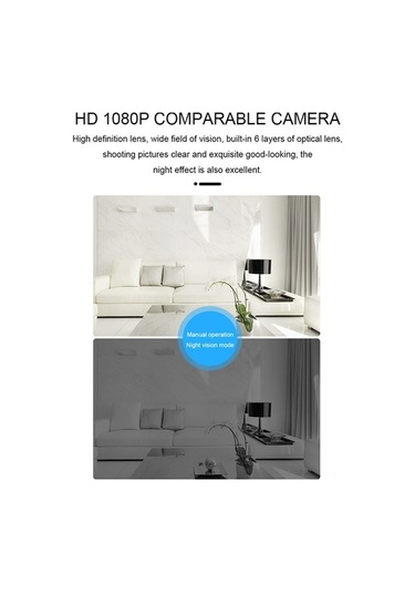 Dancemonkey A11 Akıllı Wifi Kamera: 1080p, 150 Açı, Hareket Algılama, Dahili Pil, Siyah