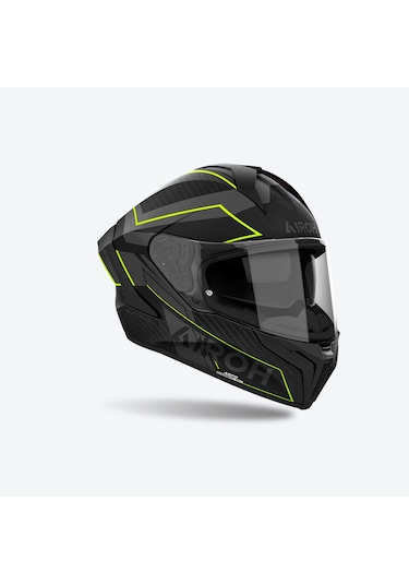 Airoh Matryx Sentınel Sarı Mat Motosiklet Kaskı Sarı