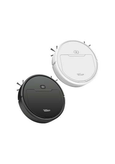 Dancemonkey Çok Fonksiyonlu Akıllı Süpürge Robot Elektrikli Süpürgesi Otomatik 3'ü Bir Arada Şarj Kuru Islak Süpürme Siyah Siyah