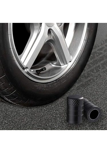 Geeksen Alüminyum Renkli Lastik Valf Kapağı - Korozyona Dayanıklı, Saçma Ve Toz Koruyucu, Mavi, Araçlar İçin