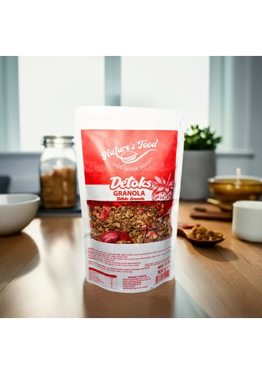 Detoks Granola 300gr Katkısız Koruyucusuz A Kalite Ürünlerden Hazırlanmış Doğal İçerik.