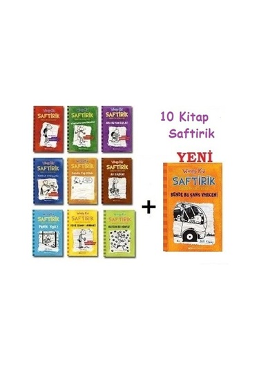 Saftirik Greg Serisi - 10 Kitaplık Set / Epsilon / Jeff Kinney