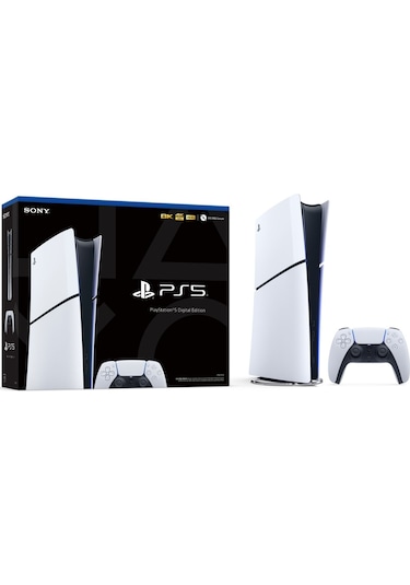 Sony Playstation 5 PS5 Slim 1 TB Digital Edition Oyun Konsolu (İthalatçı Garantili)