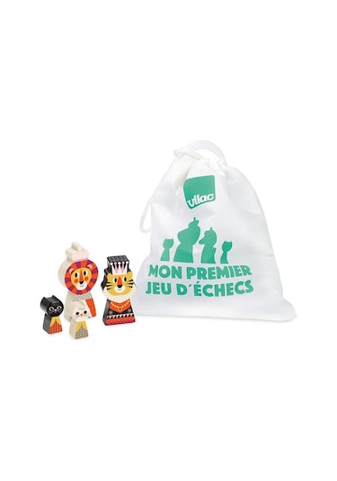 Vilac - Ahşap İlk Satranç Takımı