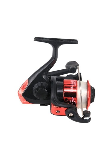 Kırmızı Muqzı Spor Aksesuarı 3 Rulman Topları Mini Yüksek Hızlı İplik Balıkçılık Reel İle 60 M Şeffaf Hat