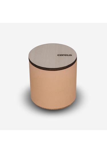 Amber Kokulu Doğal Soya Mum – Cereus Inytium Serisi El Yapımı Beton Kavanoz Mum 210 gr