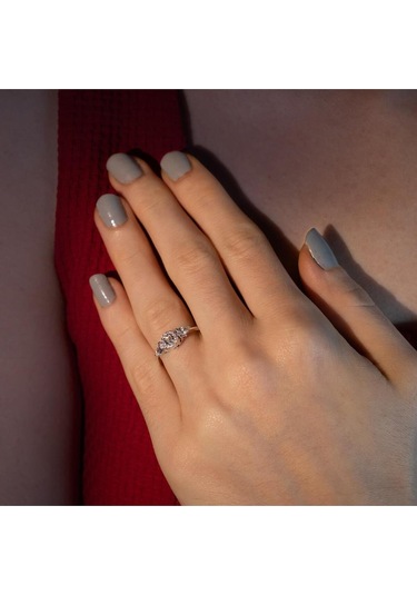 Keops Pırlanta Damla Kesim Pırlanta Fantezi Yüzük