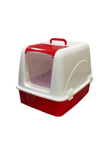 Can's Renkli Taban Lüx Kapalı Tuvalet Orta Boy 52 x 41 x 40 CM