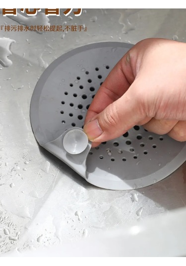 Vsevdrug Evrensel Silikon Süzgeçli Tahliye Filtresi 410208640 Gri