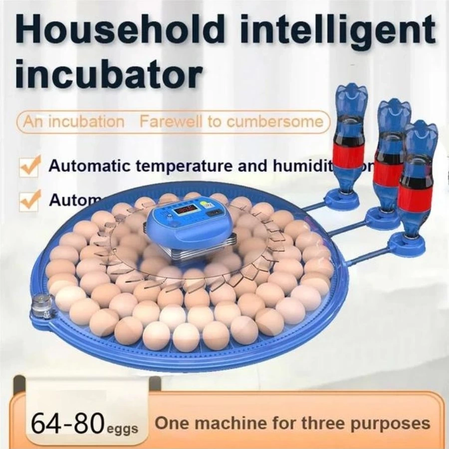 Mz-80/240 Çift Viyollü Tam Otomatik Kuluçka Makinesi Wifi Ampul Kamera Hediyeli Çiftlik Tipi