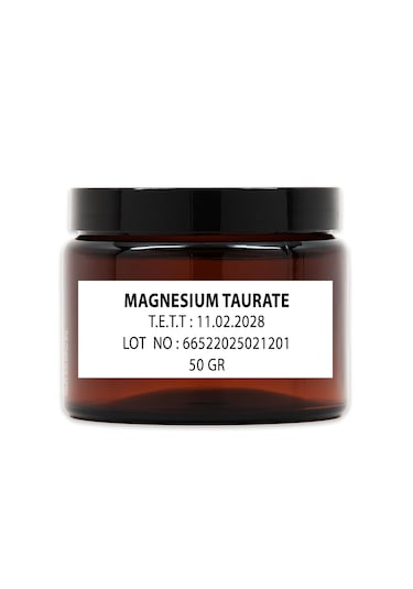 Magnesium Taurate %100 Saf Hammadde Toz 50 Gr Aromasız