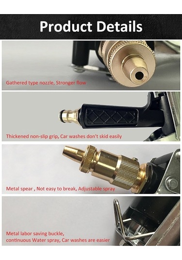 Besthome1 Ev Çarşısı İçin Metal Akıllı Fıçık: 4 Modlu Ayar, Bakır Uçlu, Dayanıklı Sürekli Sprey, Manuel Kontrole İhtiyaç Olmaya 1 Set