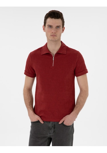 Pierre Cardin Erkek Nar Çiçeği Tişört 50302586-vr239 Nar Çiçeği