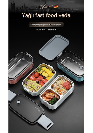 Mühürlü Ve Yalıtımlı Çiftçi Katmanlı Beslenme Kutusu Beyaz