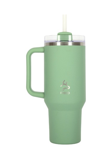 Sip Voyage Mint Yeşil Paslanmaz Çelik Pipetli Termos Bardak 900ml Mint Yeşil