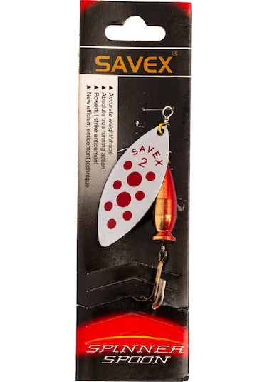 Turna Levrek Alabalık Döner Olta Kaşık - Alp Long - Kırmızı Nokta - No:2/16gr