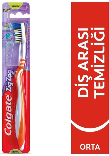 Colgate ZigZag Kapaklı Diş Fırçası Medium