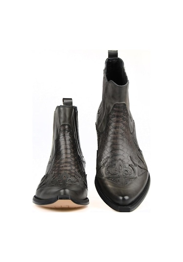 Footcourt Gri Erkek Western Kovboy Bot