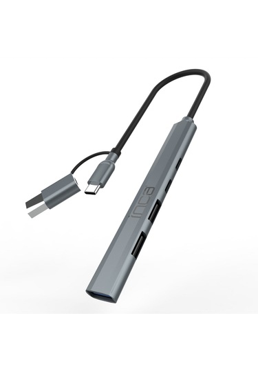 Inca Iutp-06tx Usb 3.0 & Type-c 3.1 Hub 1 X Usb 3.0 +2 X Usb+type