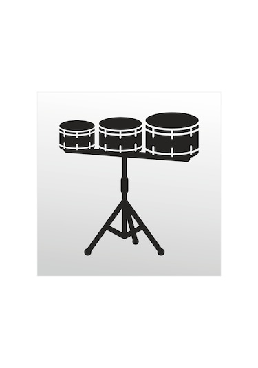 Folyo Sticker Üçlü Tumba 200cm Uzunluk Siyah