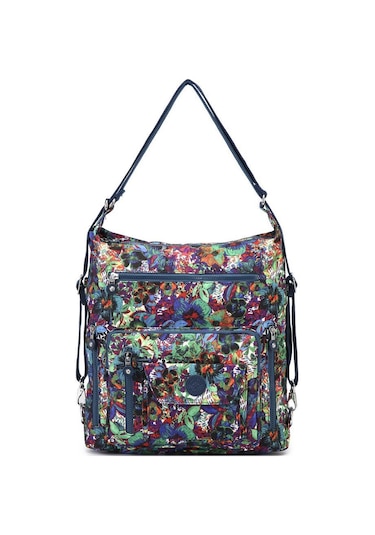 Hem Sırt Hem De Omuz Kadın Çantası Smart Bags 1205 Petunia Çok Renkli