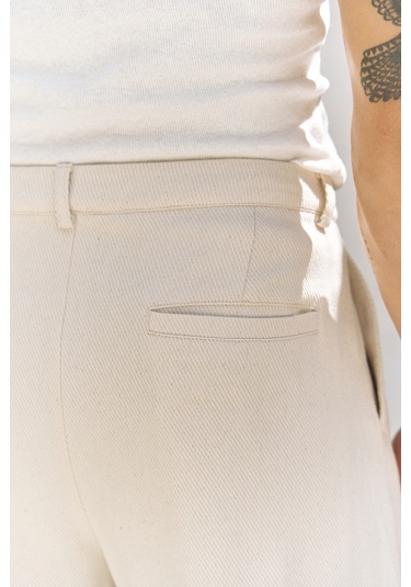 Mai Collection Mai Studios Co. Ayyubay Naturel Pileli Erkek Pantolon Natürel