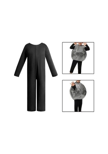 Suntek Temel Düz Renk Performans Kostüm Rolleri Siyah-xl